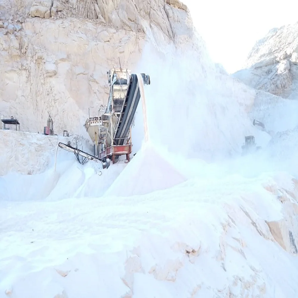 
Egypt Origin Silica Sand Purity 99.7% & Fe2O3 : 0.015-0.035 % Max 