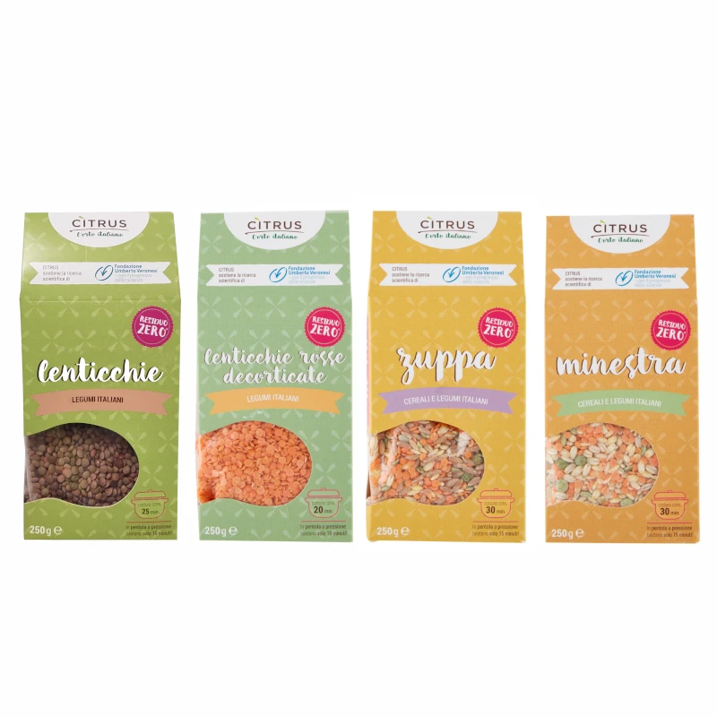 High quality Italian Lentils Peeled red lentils barley legumes soup and barley spelt soup organic italian food for supermarkets