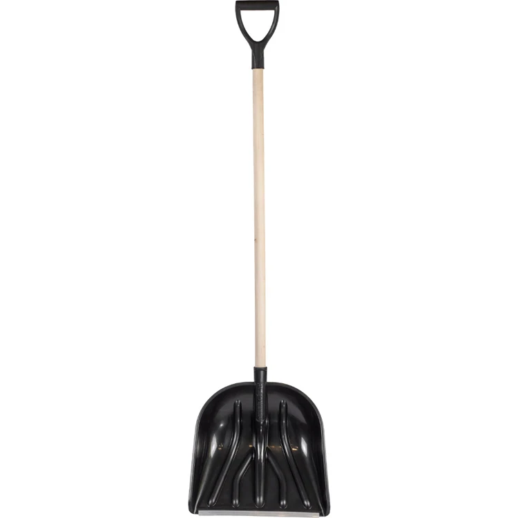 High quality shovel for deep snow with aluminium blade, snow removal shovel