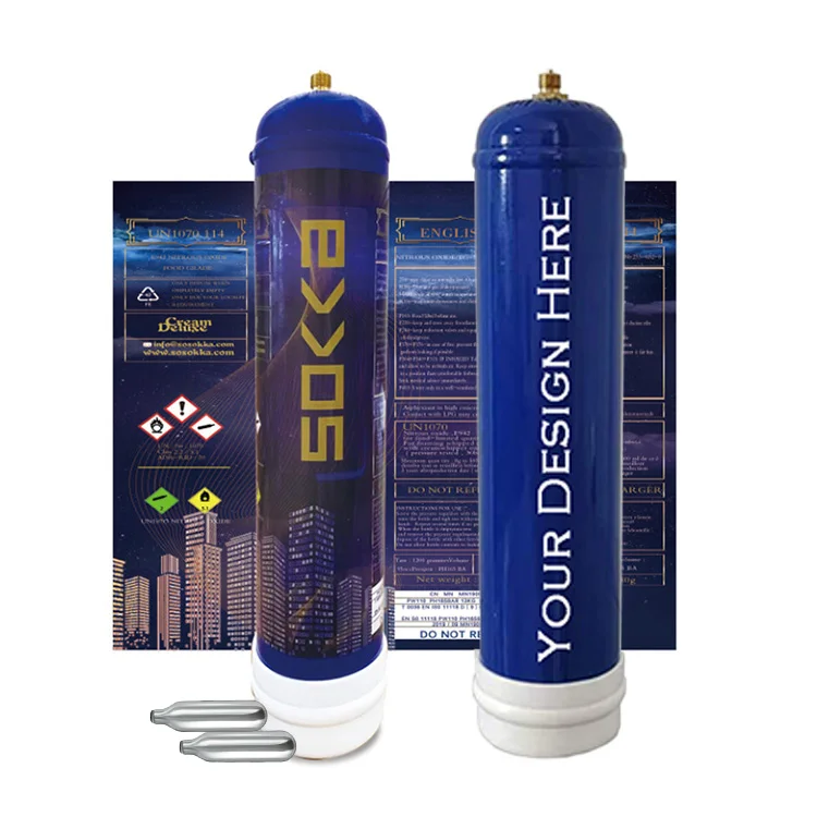 Производитель из нержавеющей стали 580 г N2O Gas Cream Deluxe зарядные устройства