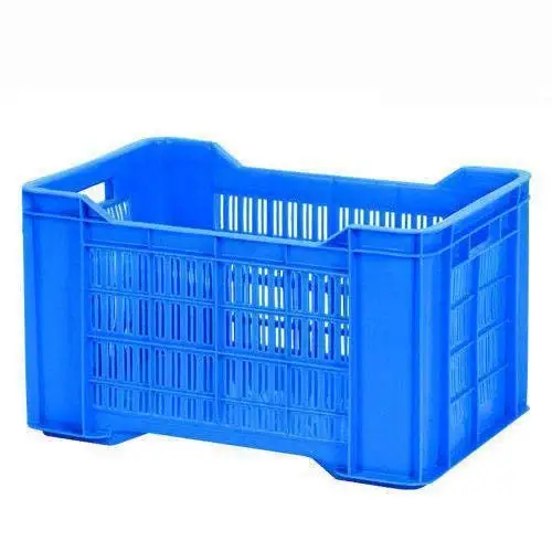 Vegetables Folding Plastic Crates Storage Crates For Store Shopping High Quality Wholesale Price Solid Box