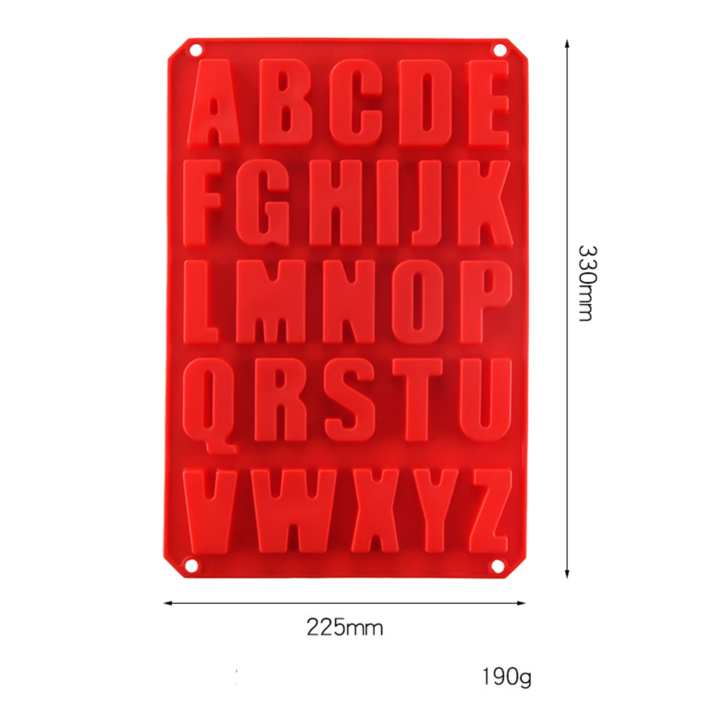 Лидер продаж на Amazon прямоугольные буквы алфавита форма для торта инструмент