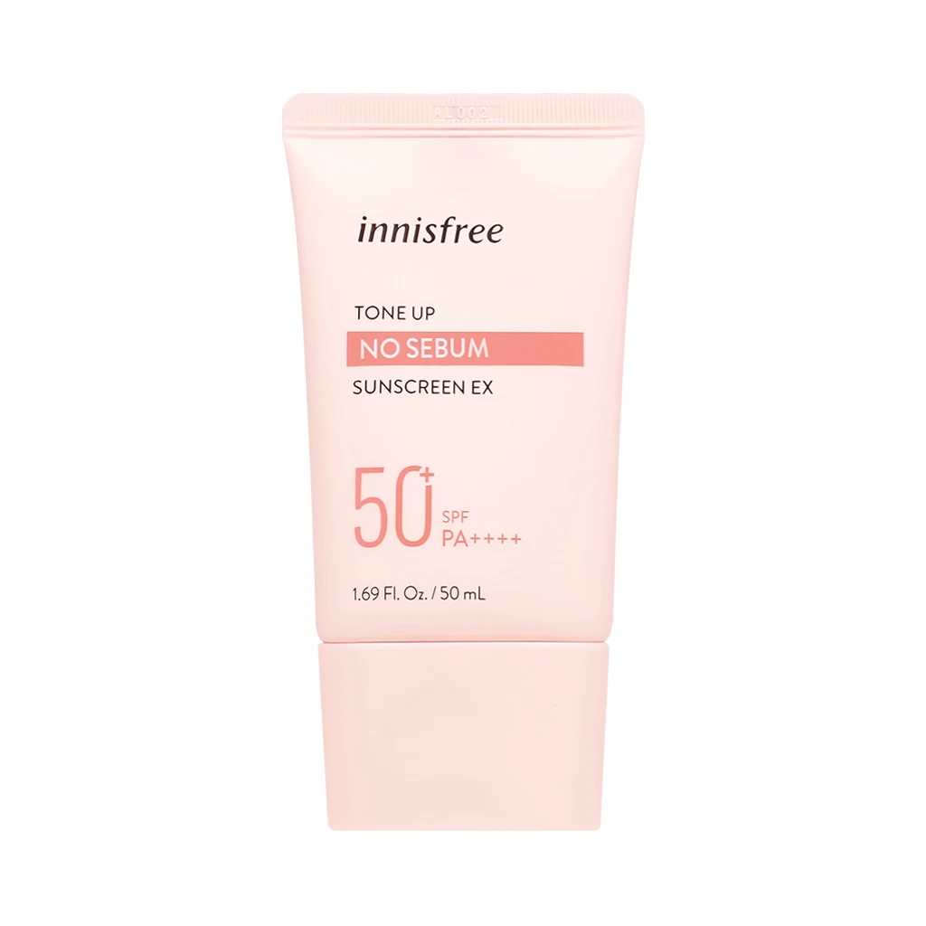 [INNISFREE] тонизирующий солнцезащитный крем без себуса EX (2022) - 50 мл (SPF50 + PA ++++)