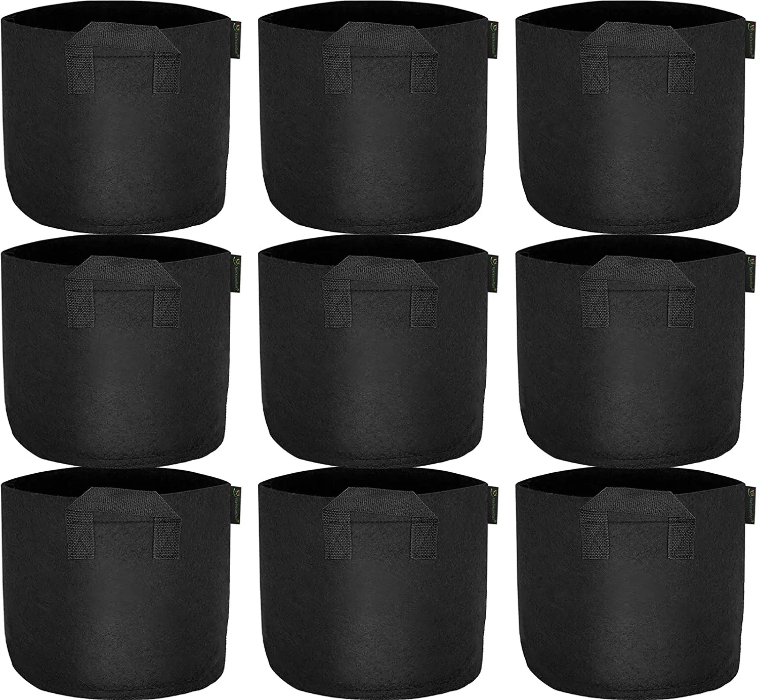 Крытый зеленый дом 5-галлонная бутылка нетканый мешки для взращивания Heavy Duty Завод Мешки овощей