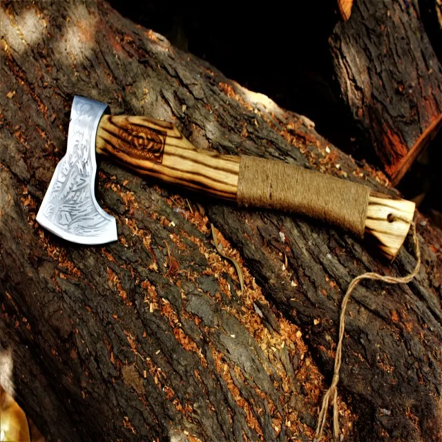 Hand made Viking Axe , Bearded Axe SK-141