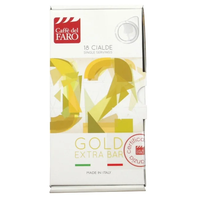 
Gold Extra Bar Caffe del Faro professional wholesale roasted luxury coffee pods coffee tables coffee capsule modern 
