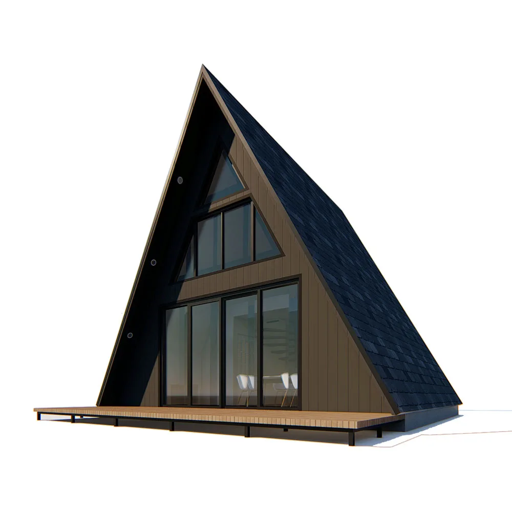 Triangle House, Prefab A Frame House Kits, Resort House