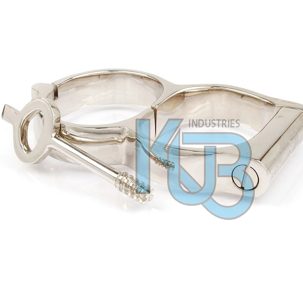 Wholesale Cheap Handcuffs Police Duty Police for Sale Brass Steel KUB Industry Irish 300g Customized Packing PK