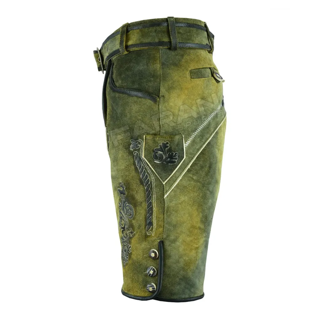 New Arrival Hot Sale Trachten Wear Bavarian Lederhosen Shorts For Men New Design Bavarian Lederhosen