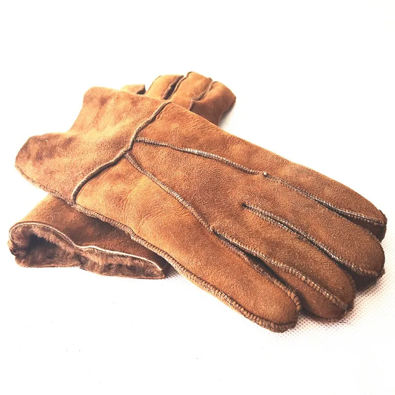 Genuine Sheepskin Fur Mittens Warm And Comfortable Winter Mitten