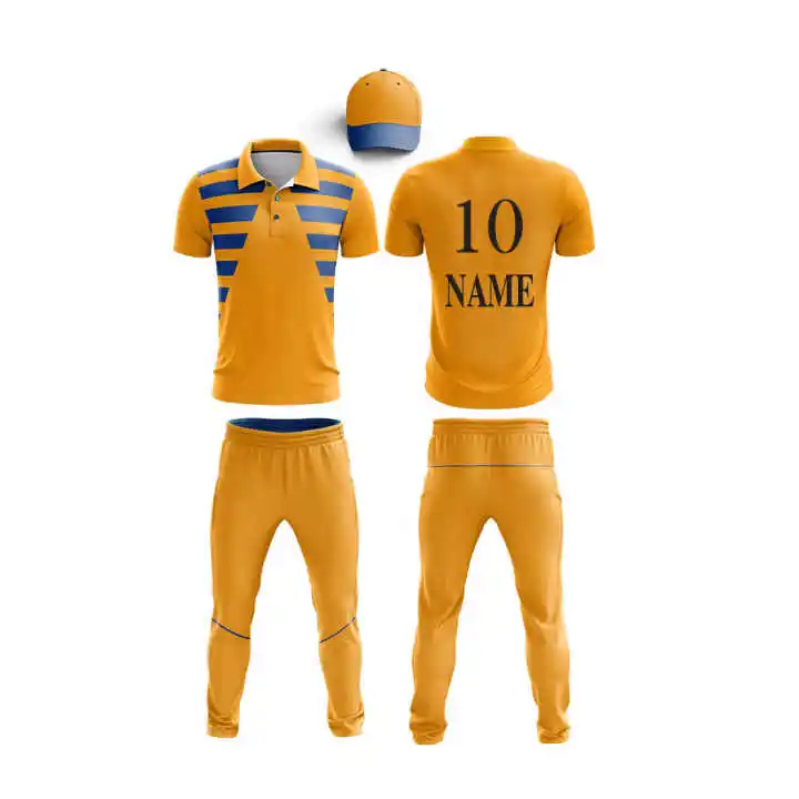 Hot Sale Cricket Uniform ,Custom Printing Cricket Uniform for Youth and Adults in Pure Quality Material