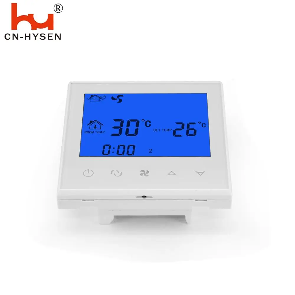 HY03AC Tuya wifi control digital thermostat programmable Thermostat For Fan Coil With Modbus Or RS485