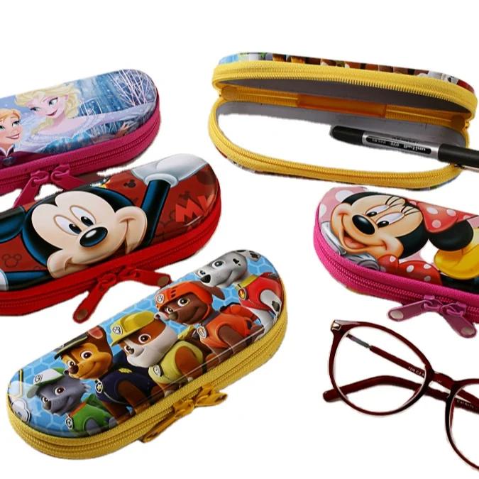 
Custom design pencil case for kids tin box with zipper 