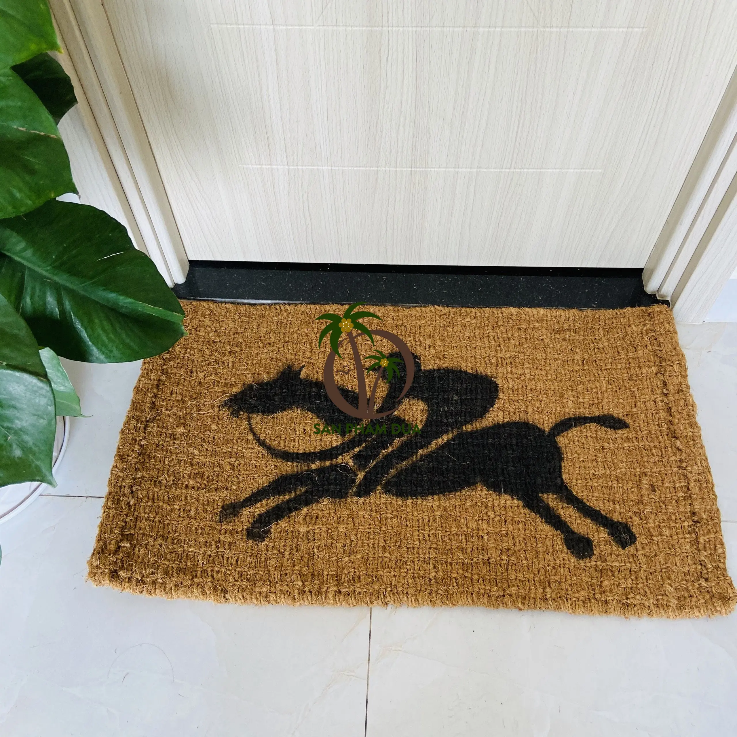 COCO-ECO BRAND SUPPLIER HIGH QUALITY COCONUT FIBER MAT/ COCONUT COIR DOORMAT DECORATION FROM VIETNAM AT THE BEST PRICE