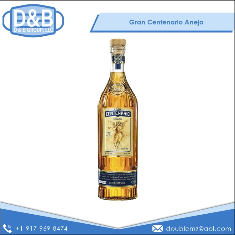 
European Sweet And Honeyed Flavor Gran Centenario Anejo Tequila 750 Ml From D&B Group 