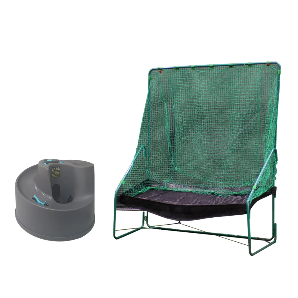 baseball & softball batting exercises serve machine with auto regain net baseball batting training equipment