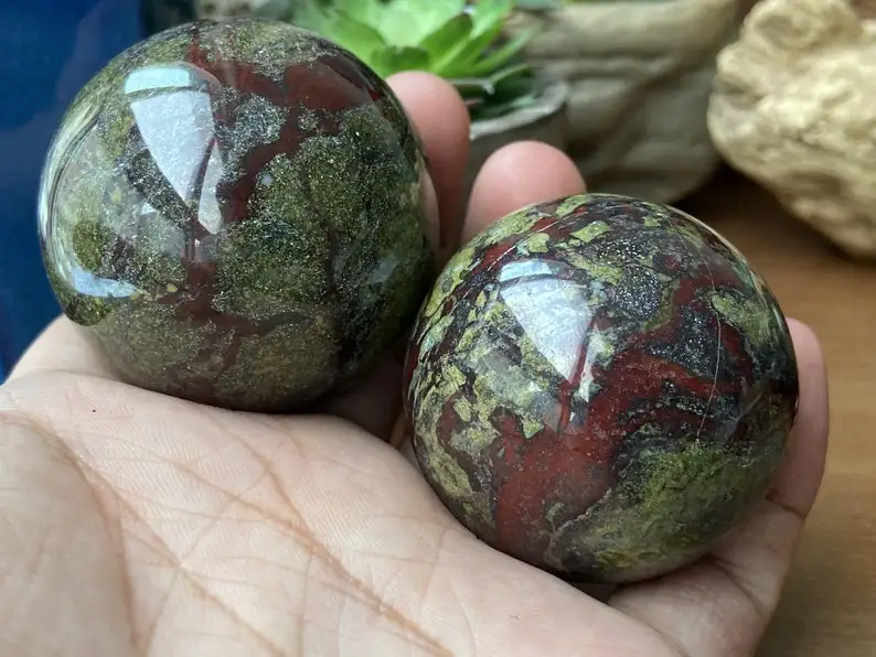 Gemstone Sphere Dragon Blood Ball Healing Crystal Stones for Decoration Feng Shui Love Ball & Globe Art Alfazal Agate Polished