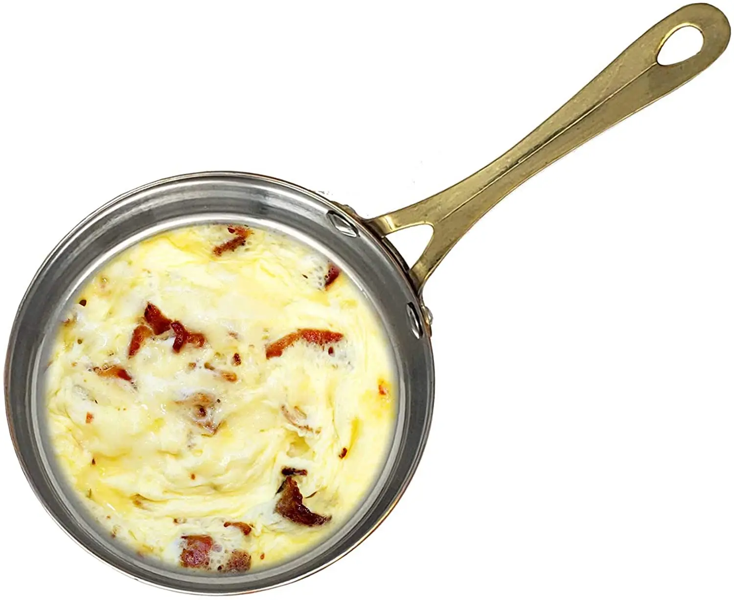 Indian Traditional Heavy Pure Copper Patila Tope Topia Bhaguna Round Cooking Cookware Kitchen Utensil Pots & Pan finaldeals2