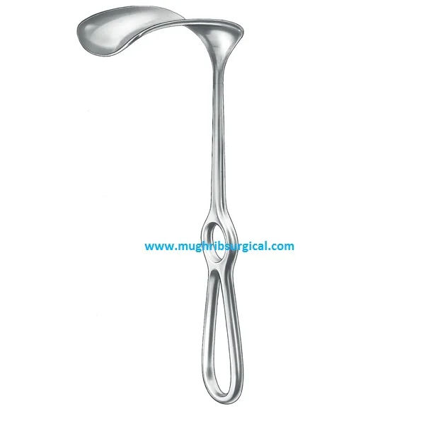 Ретрактор с кольцевой ручкой Размер лезвия 80x65 мм 25 см