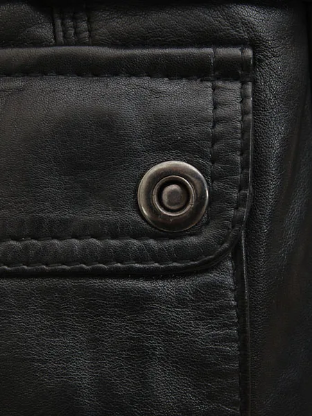 Super Leather Jacket in Black