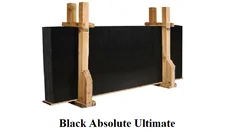 Wholesale Black Absolute Premium Flooring Granite Slab Beatuiful Indian black granite l black galaxy Indian marble absolute