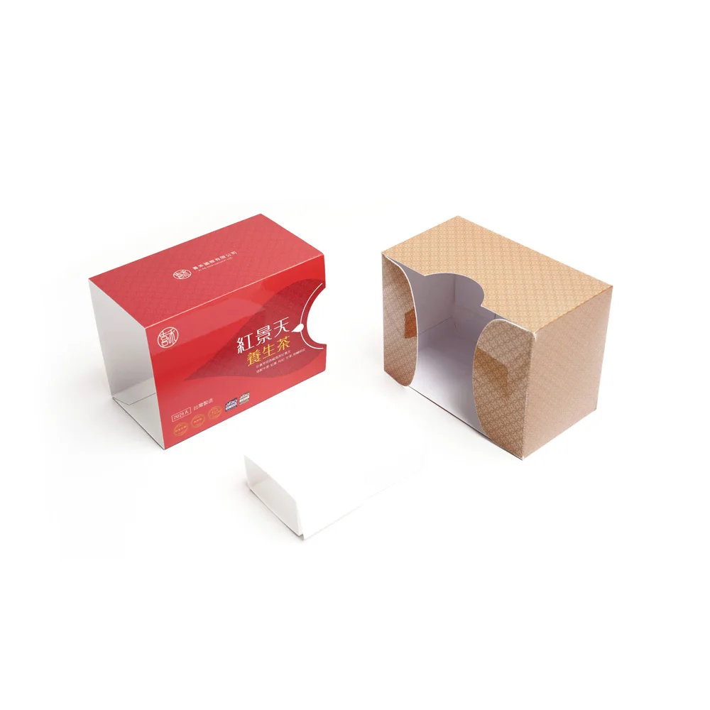 Custom Printed Tea Tray Insert Sleeve Packaging Boxes