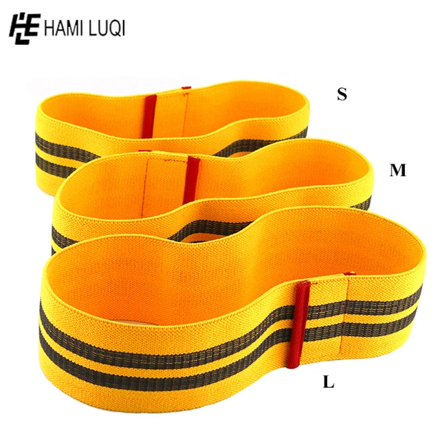 Эластичная лента со слайдером тканевые Эспандеры для домашнего фитнеса