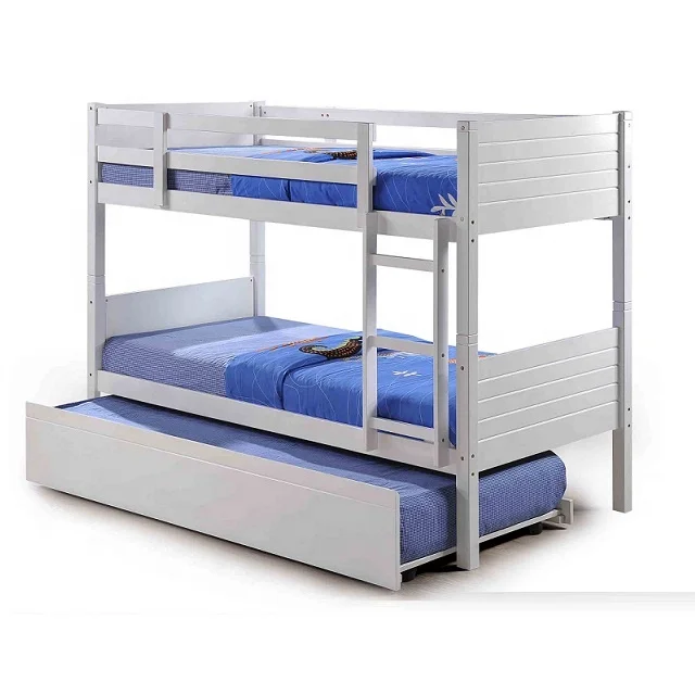 Solid wood bunk bed double decker kids furniture Malaysia