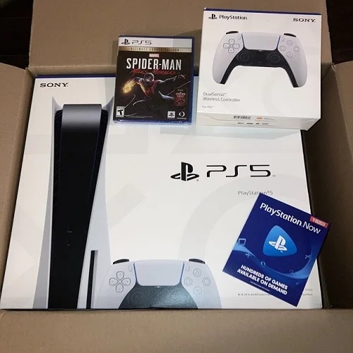 2021 Top Rated Original Newly PS5 5 Pro 1TB Console 10 GAMES & 2 Controllers Completely Sealed In Box