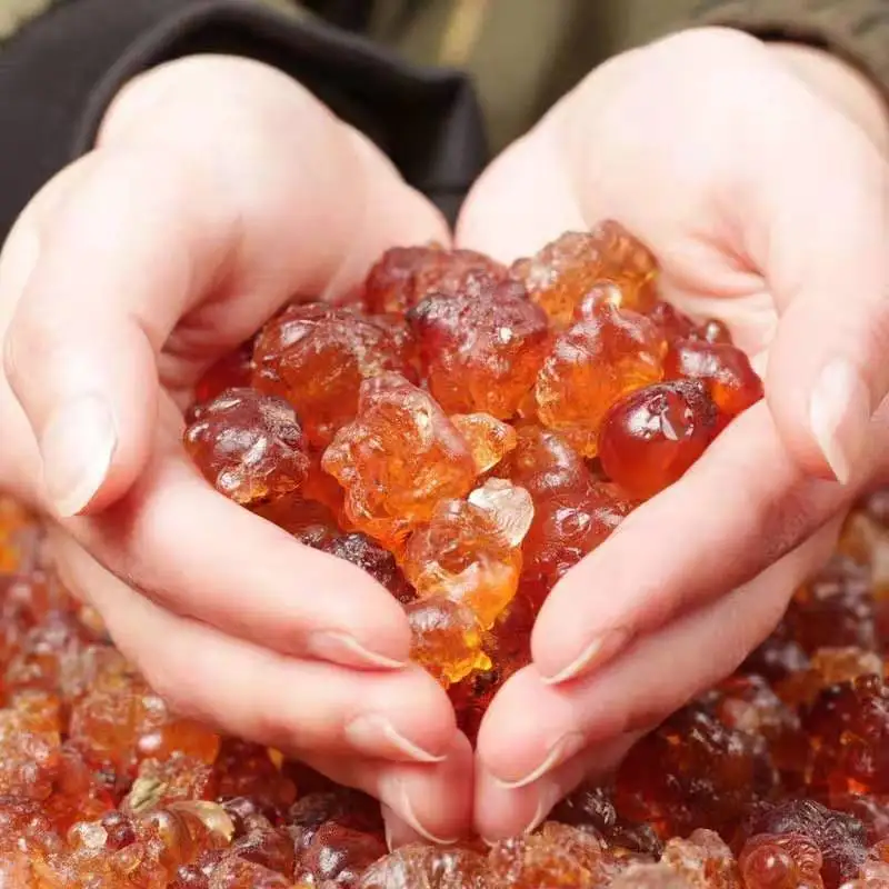 Бесплатные образцы натуральной сушеной жвачки персика смолы