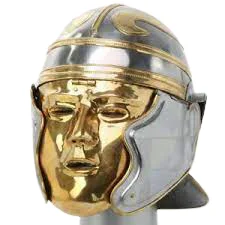 Roman Helmet Medieval Gallic Centenarian Imperial 18ga Face