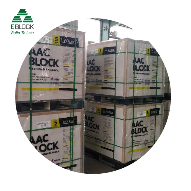 AAC E-Block Viet Nam твердый бетонный настенный блок с гипсовой полой пористостью газобетонного