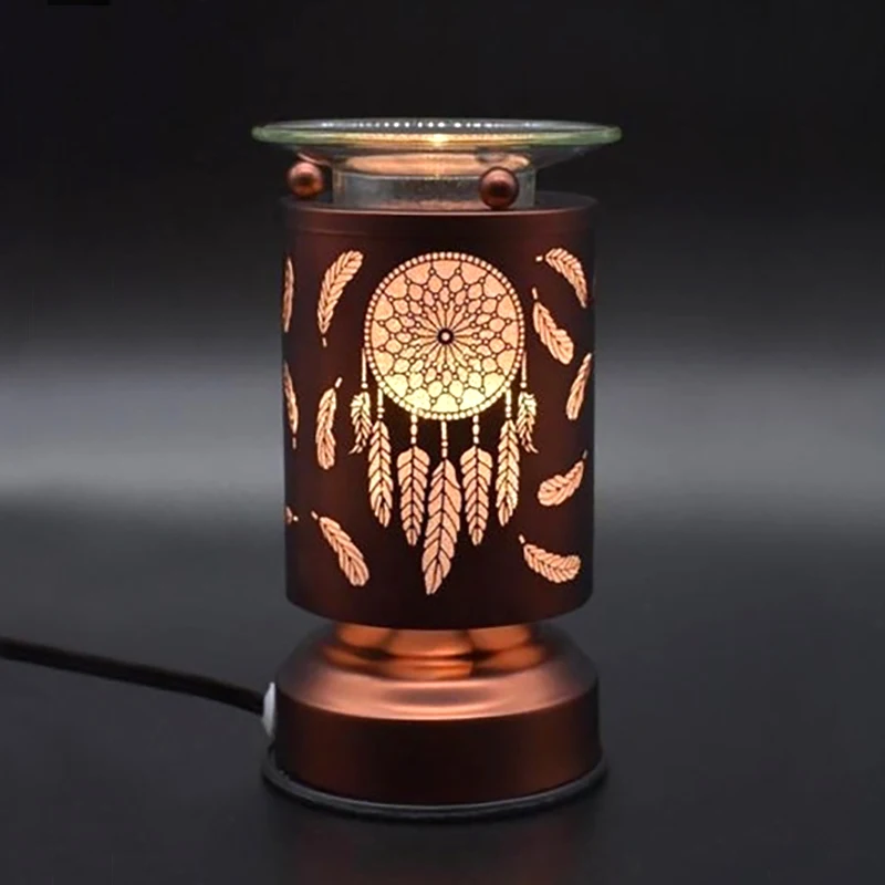 Wholesale Fragrance Aroma Lamp Oil Diffuser Soy  Wax Melt Warmer Burner Electric Touch Table Lamp Candle Warmer Lamp