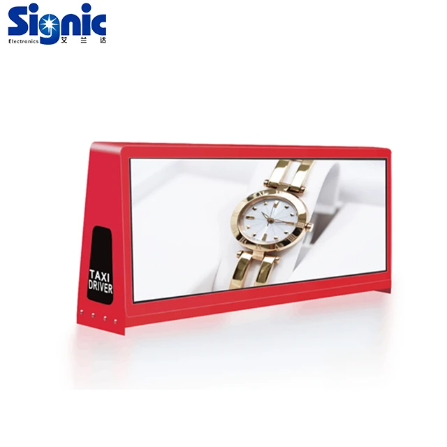 Full magnet car roof signs taxi top magnetic car roof advertising sign hot selling car taxi cab roof top sign