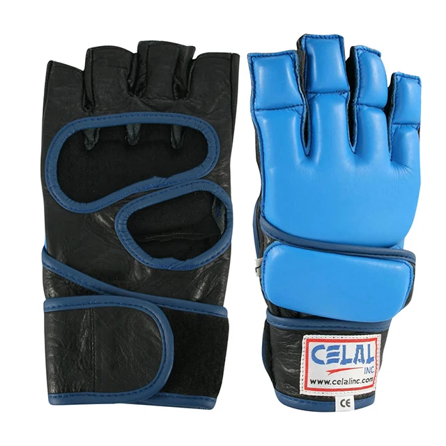 MMA Gloves Mixed Martial Arts Kickboxing Muay Thai Fitness Fight Grappling Gloves Training Half Finger MMA Gloves