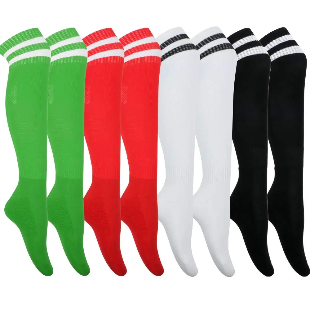  Низкая цена оптовая продажа мужские Противоскользящие Спортивные Компрессионные носки для футбола хлопковые высокие футбольные