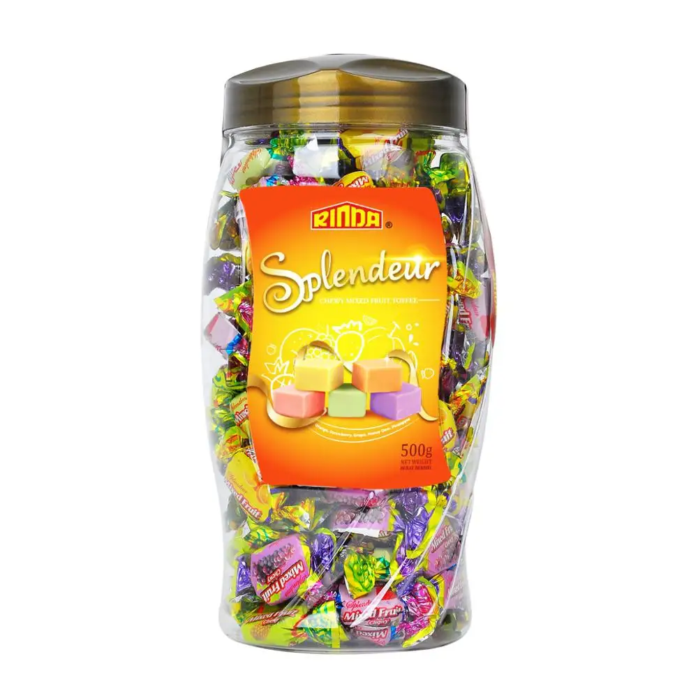 Splendeur смешанные фрукты ароматизированные жевательные конфеты банка