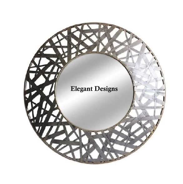 Wholesaler & Supplier Of Metal Wall Mirror Elegant Designer Handmade Mirror American Stylish Newly Fashionable Wall Mirror