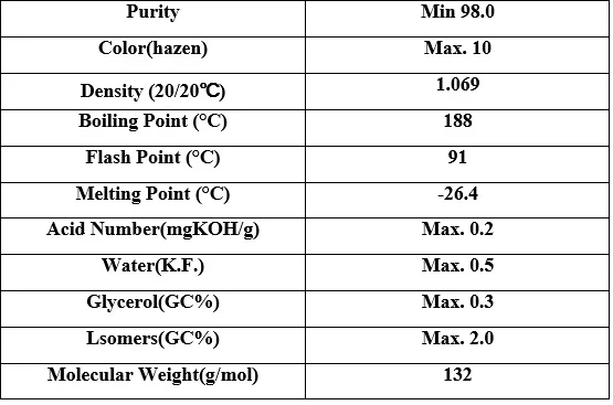 Highest Quality Eco-Friendly 100% Purity Solketal - SSO 188 from Trusted Dealer