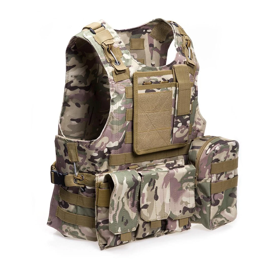 2021 New Design Combat Gear Military paintball tactical Vest personalized custom printing Outdoor Sports Army Tactical