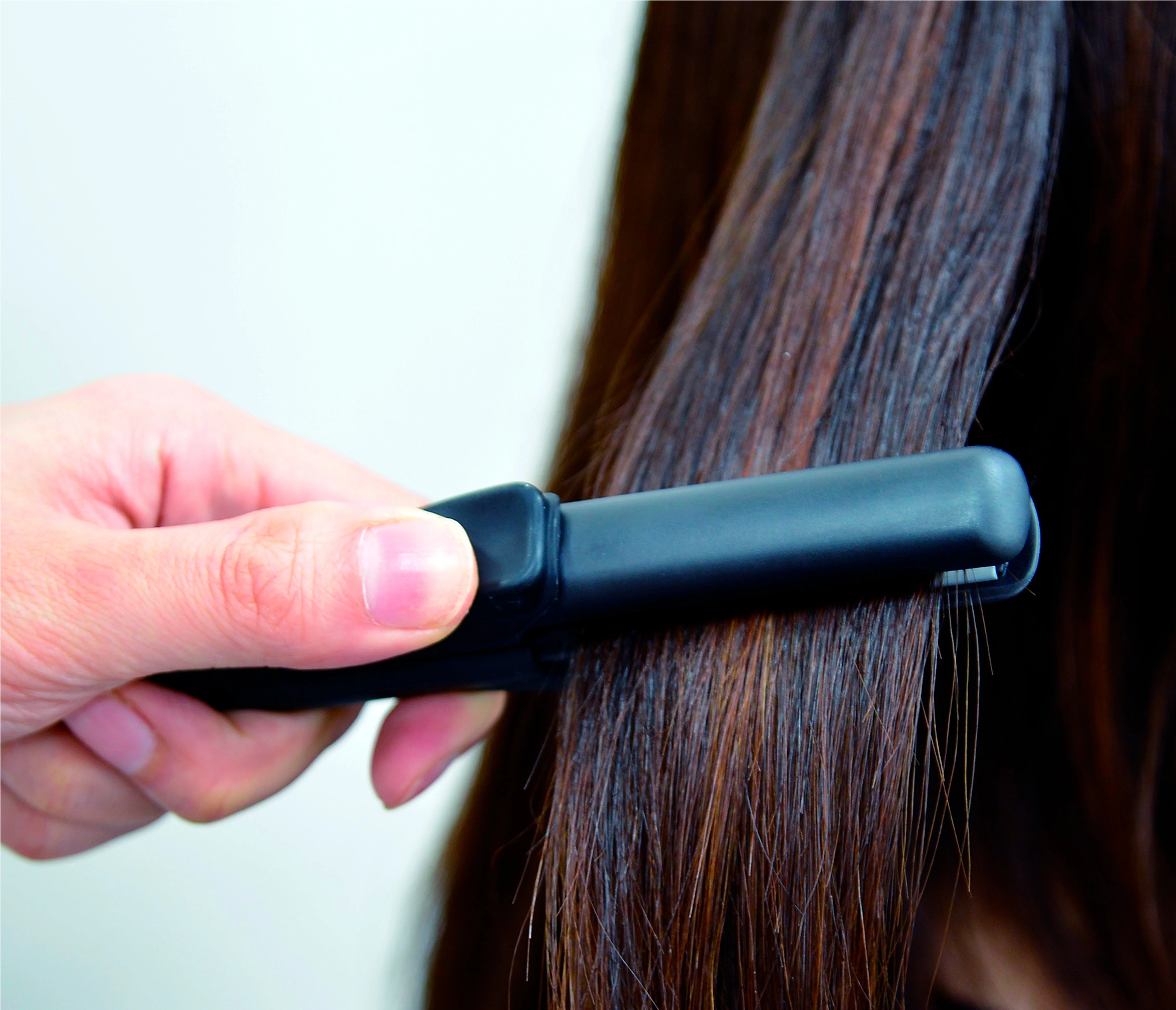 Hair Straightener Flat Irons Straightening Compact Small Hair Straight Styler Ceramic Coating Professional Use