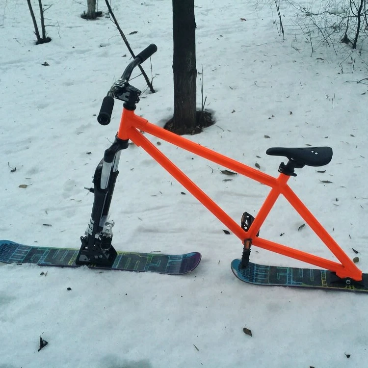 Skibike snowscoot for ski resort ski mountain snowboard