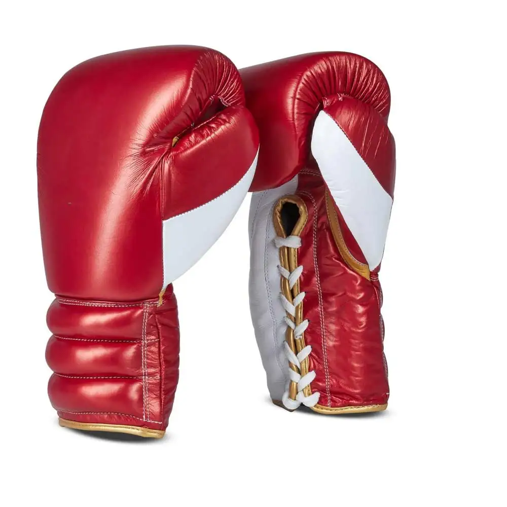 Boxing Gloves Factory Custom Professional Lace  Leather OEM EVA Time Color Weight Material Origin Synthetic Mass ODM