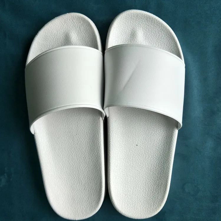 OEM Custom Black Slides Footwear Sandal PVC Slippers Men Plain Blank Slide Sandal Slippers For Unisex