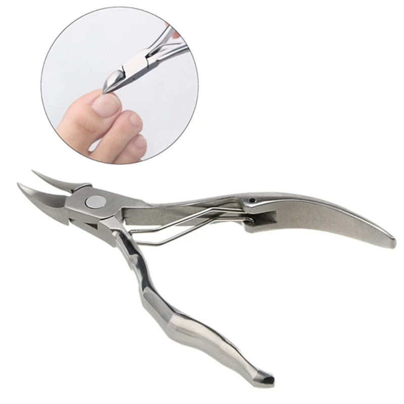 Single Spring Stainless Steel Finish Polish Pedicure Nail Cutters customized