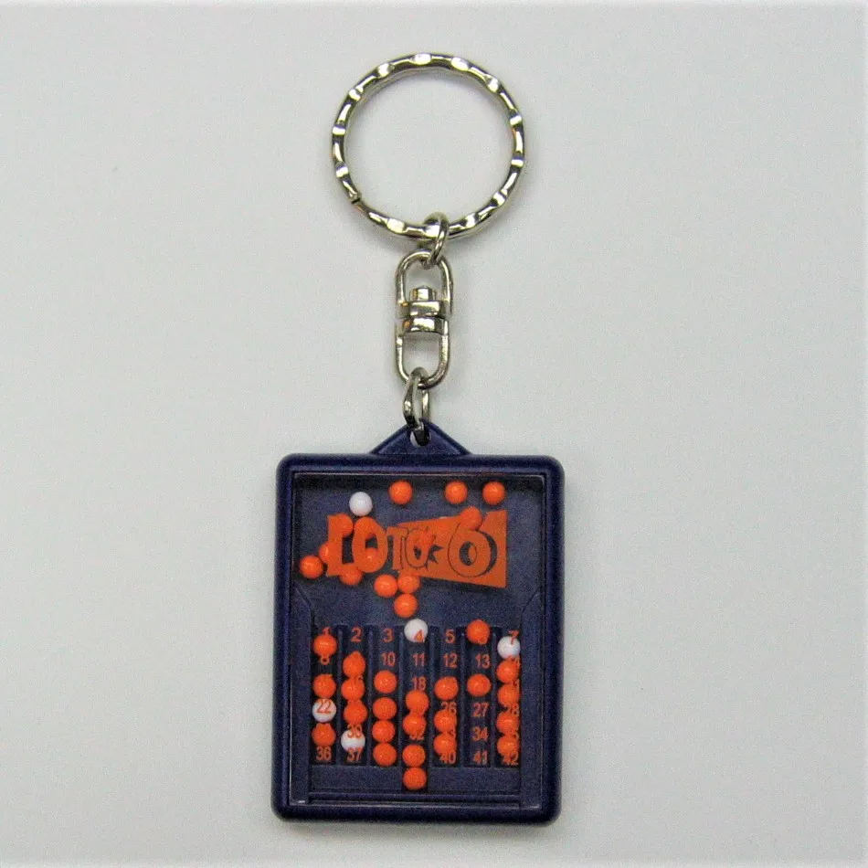 Wholesales STARWOOD Lottery Acrylic Plastic Keychain #A920 Key Fob Holder 649 Promotional Lucky Lotto