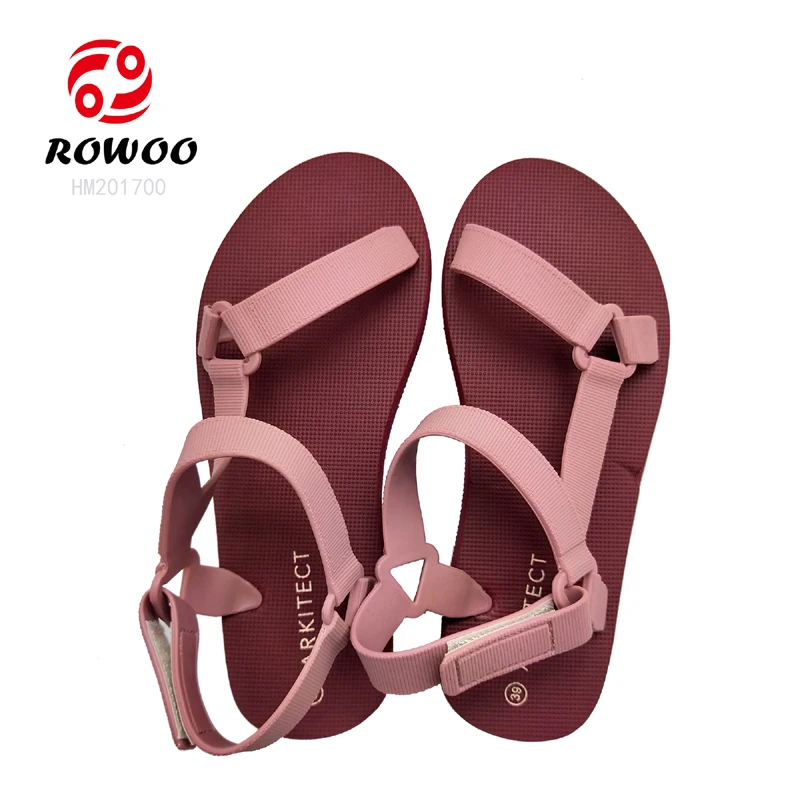 2022 OEM New Arrival Designer EVA beach sandals teenage girls Fashion sport summer  sandals  flat sandals for women
