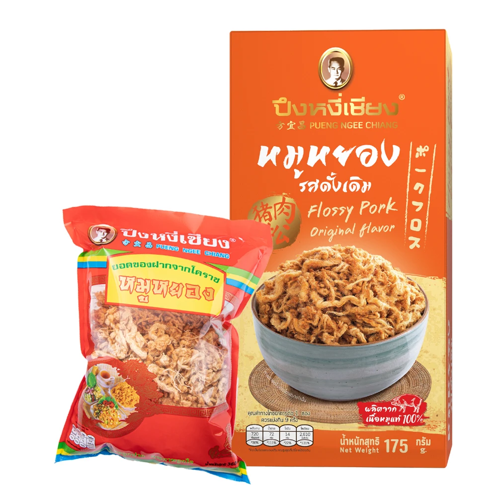 Высококачественная вкусная свиная нить мясо-мягкая свиная свинина Популярный Местный премиум Продукт из Таиланда