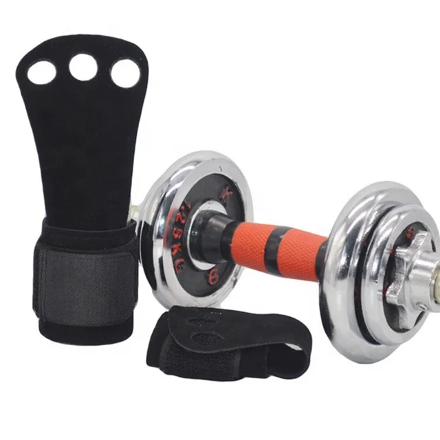 3 holes pull ups Leather Gymnastic Hand Grip for Gymnastics and Weight lifting