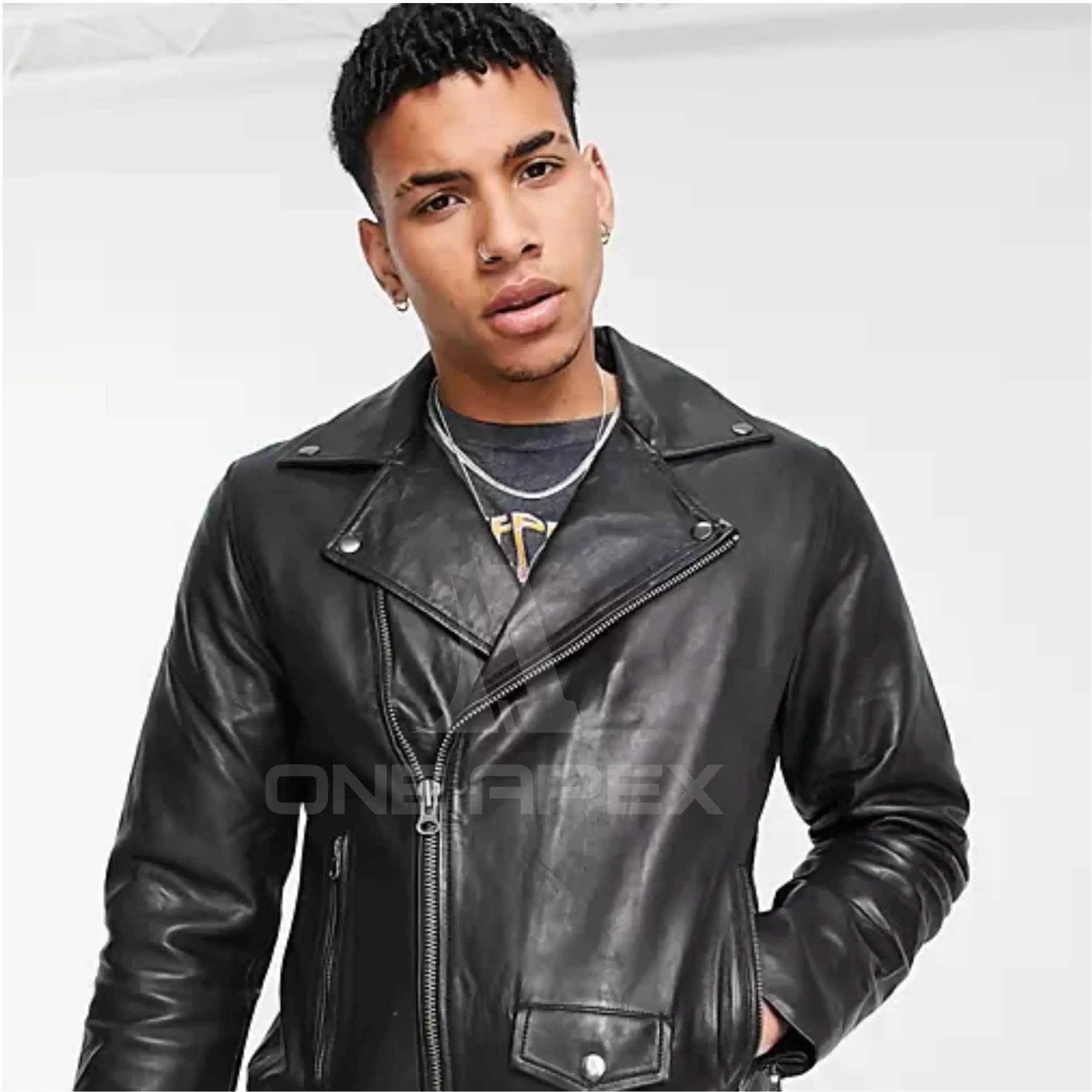 Зимняя мотоциклетная кожаная мужская меховая куртка из овчины пальто женская зимняя одежда для мужчин ветрозащитное кожаное